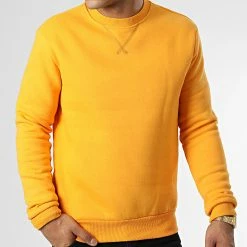 Acheter 🎁 Sweat Crewneck D7281 Orange Clair de Frilivin 🔥 -Promos Frilivin Magasin frilivin 334712 D7281 YELLOW 20220830T102310 03