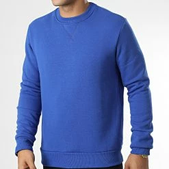 Grosses soldes 🤩 Sweat Crewneck D7281 Bleu Roi de Frilivin 🥰