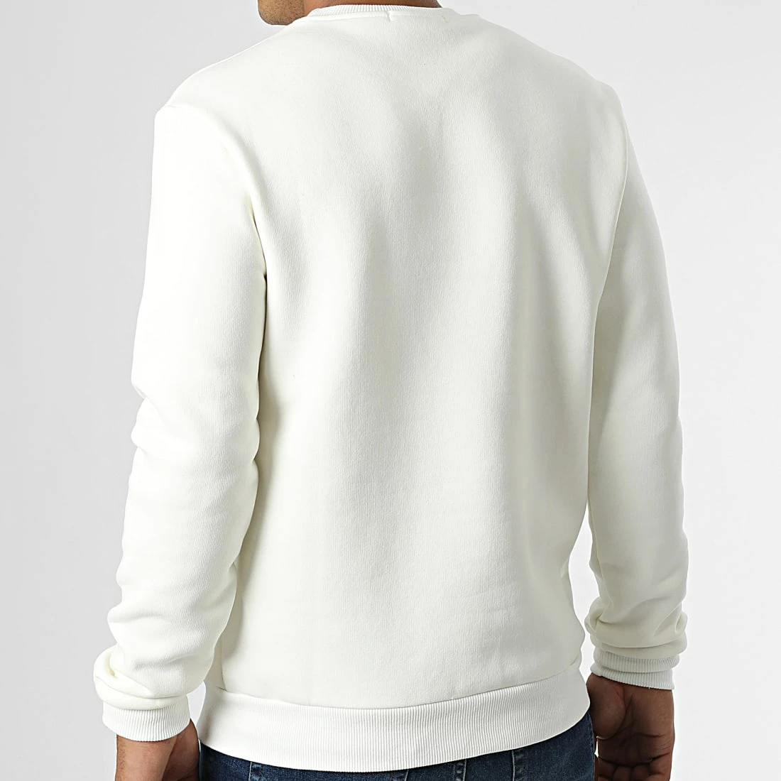 Acheter ❤️ Sweat Crewneck D7281 Beige Clair de Frilivin ⌛ 6 Acheter ❤️ Sweat Crewneck D7281 Beige Clair de Frilivin ⌛ – Image 4