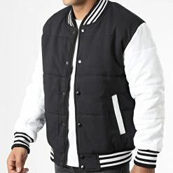 Bon marché 💯 Veste Teddy AB6726 Noir Blanc de Frilivin 👍 -Promos Frilivin Magasin frilivin 334782 AB6726 1 20220830T152953 03