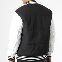 Bon marché 💯 Veste Teddy AB6726 Noir Blanc de Frilivin 👍 -Promos Frilivin Magasin frilivin 334782 AB6726 1 20220830T152955 04