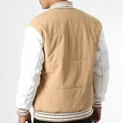 Bon marché 👏 Veste Teddy AB6726 Beige Blanc de Frilivin ✨ -Promos Frilivin Magasin frilivin 334783 AB6726 5 20220830T152639 04