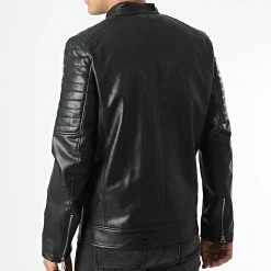 Acheter ⭐ Veste Biker HP06D74 Noir de Frilivin 💯 -Promos Frilivin Magasin frilivin 334789 HP06D74 1 20220830T153102 04