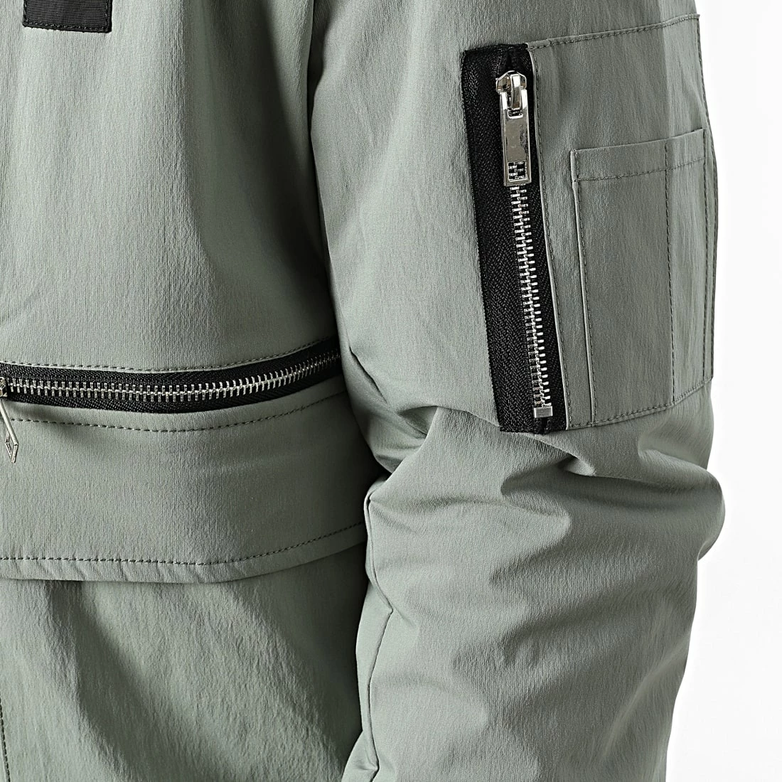 Promo ⌛ Veste Bomber QQ160C9 Vert Clair de Frilivin 🤩 4 Promo ⌛ Veste Bomber QQ160C9 Vert Clair de Frilivin 🤩 – Image 2