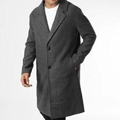 Grosses soldes 🤩 Manteau FSX2117C Gris Anthracite Chiné de Frilivin 🌟 -Promos Frilivin Magasin frilivin 334819 FSX2117C 37 20220830T152832 03