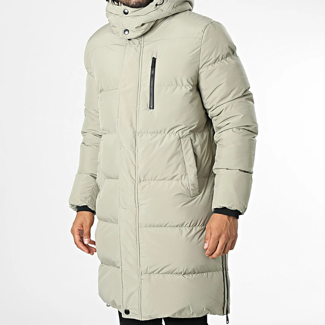 Bon marché 🧨 Doudoune Capuche Longue AB6723 Beige de Frilivin 🛒 5 Bon marché 🧨 Doudoune Capuche Longue AB6723 Beige de Frilivin 🛒 – Image 3