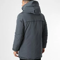 Budget 🌟 Parka Capuche AB6716 Gris Anthracite de Frilivin 🤩 -Promos Frilivin Magasin frilivin 334834 AB6716 31 20220831T161514 04