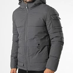 Vente flash 😀 Parka L857 Gris Anthracite de Frilivin 💯 -Promos Frilivin Magasin frilivin 334838 L857 6 20220831T160423 03