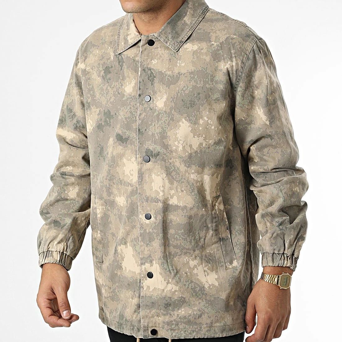 Tout neuf 🛒 Surchemise Camouflage HP0663 Beige de Frilivin 🛒 3 Tout neuf 🛒 Surchemise Camouflage HP0663 Beige de Frilivin 🛒
