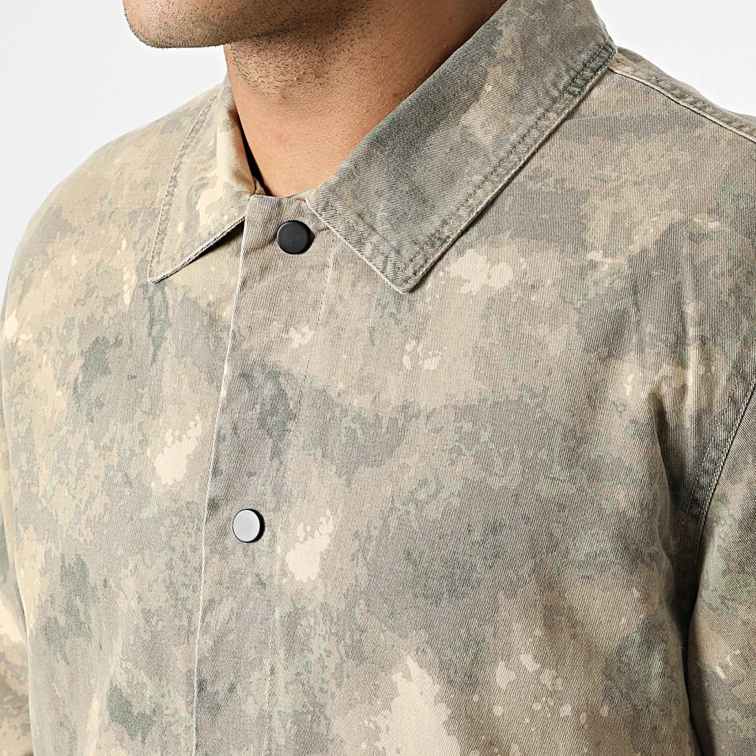 Tout neuf 🛒 Surchemise Camouflage HP0663 Beige de Frilivin 🛒 4 Tout neuf 🛒 Surchemise Camouflage HP0663 Beige de Frilivin 🛒 – Image 2