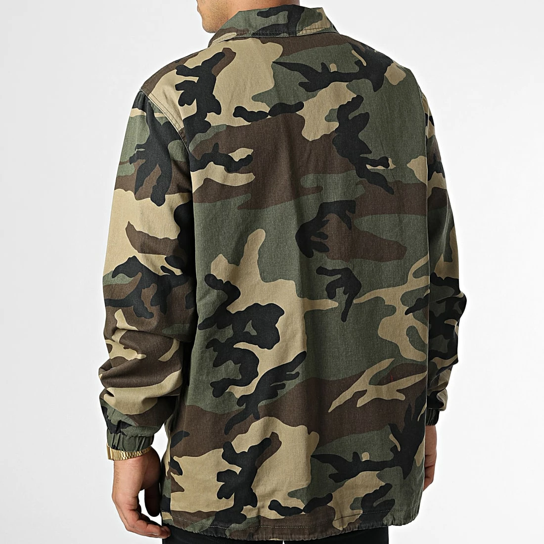 Budget 🥰 Surchemise Camouflage HP0663 Vert Kaki de Frilivin 🧨 6 Budget 🥰 Surchemise Camouflage HP0663 Vert Kaki de Frilivin 🧨 – Image 4