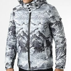 Offres 🔔 Doudoune Capuche 9920 Gris de Frilivin 🤩 -Promos Frilivin Magasin frilivin 334859 9920 7 20220830T152853 03