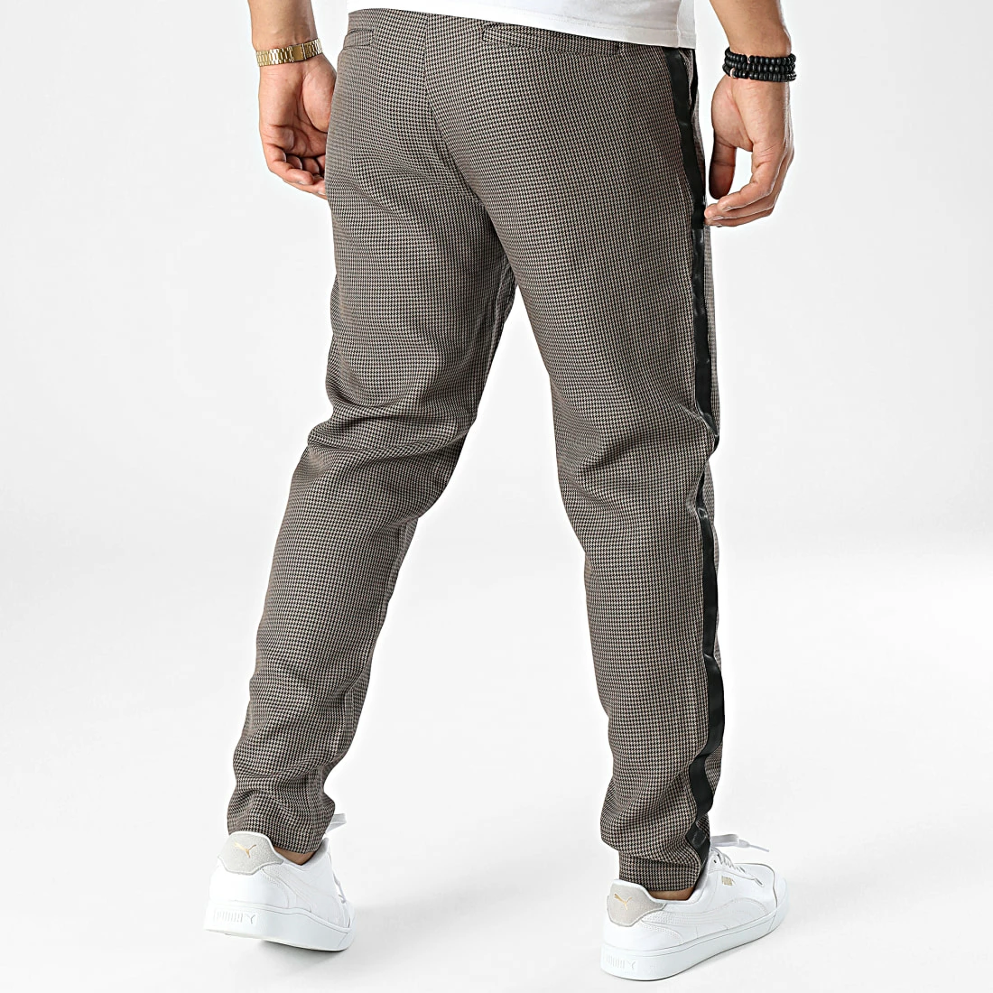 De gros 🧨 Pantalon A Carreaux BM1673 Marron de Frilivin ⭐ 6 De gros 🧨 Pantalon A Carreaux BM1673 Marron de Frilivin ⭐ – Image 4