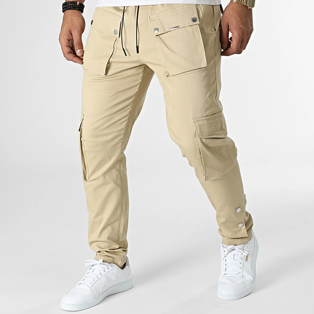 Promo 🤩 Pantalon Cargo BM1603 Beige de Frilivin ❤️ 3 Promo 🤩 Pantalon Cargo BM1603 Beige de Frilivin ❤️