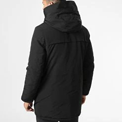 Bon marché 🤩 Parka Capuche AB6716 Noir de Frilivin ⭐ -Promos Frilivin Magasin frilivin 334890 AB6716 1 20220905T161250 04