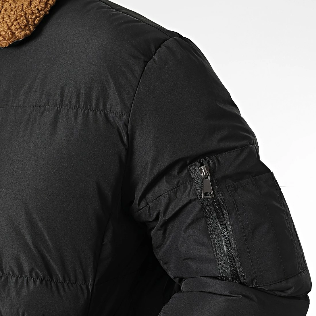 Top 10 😉 Doudoune Col Mouton AB6725 Noir Marron de Frilivin 🤩 4 Top 10 😉 Doudoune Col Mouton AB6725 Noir Marron de Frilivin 🤩 – Image 2