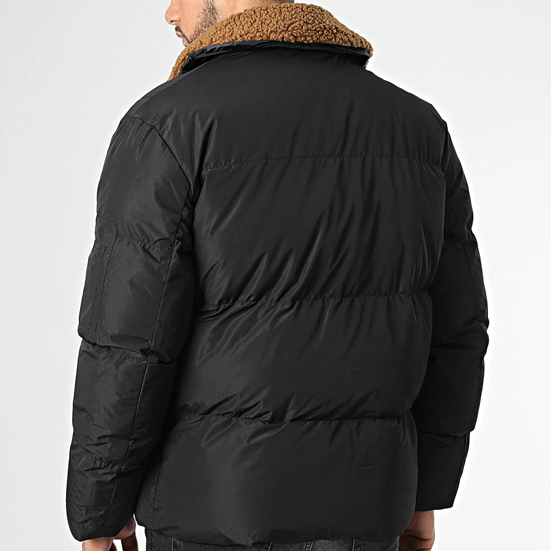 Top 10 😉 Doudoune Col Mouton AB6725 Noir Marron de Frilivin 🤩 6 Top 10 😉 Doudoune Col Mouton AB6725 Noir Marron de Frilivin 🤩 – Image 4