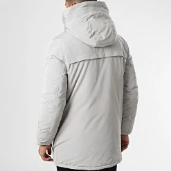 Sortie ✔️ Parka Capuche AB6716 Gris Clair de Frilivin 😍 -Promos Frilivin Magasin frilivin 334893 AB6716 4 20220906T094610 04