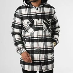 Vente flash 😍 Veste Capuche A Carreaux HP06B72 Blanc Noir de Frilivin 🤩 8 Vente flash 😍 Veste Capuche A Carreaux HP06B72 Blanc Noir de Frilivin 🤩 -Promos Frilivin Magasin frilivin 334897 HP06B72 1 20220906T094734 03