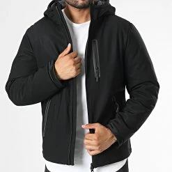 Vente flash 🛒 Veste Zippée Capuche L862 Noir de Frilivin 🌟