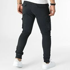 Budget 👍 Pantalon Cargo P2716 Bleu Marine de Frilivin 🧨 -Promos Frilivin Magasin frilivin 334908 P2716 BLUE 20220829T162123 04