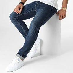 De gros 🧨 Jean Regular VJ407 Bleu Denim de Frilivin 🤩 -Promos Frilivin Magasin frilivin 334914 VJ407 3 20220829T161927 03