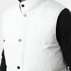 Le moins cher 🎁 Doudoune Sans Manches JK2103 Blanc de Frilivin 🎁 -Promos Frilivin Magasin frilivin 337495 JK2103 WHITE 20220920T151628 02