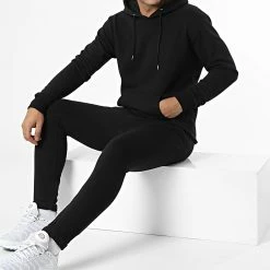 Meilleure vente ✔️ Ensemble De Survetement BR7890 Noir de Frilivin ❤️