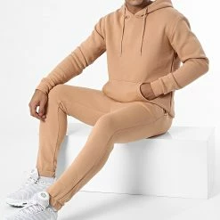 Bon marché 🎁 Ensemble De Survetement BR7890 Beige de Frilivin 🎁