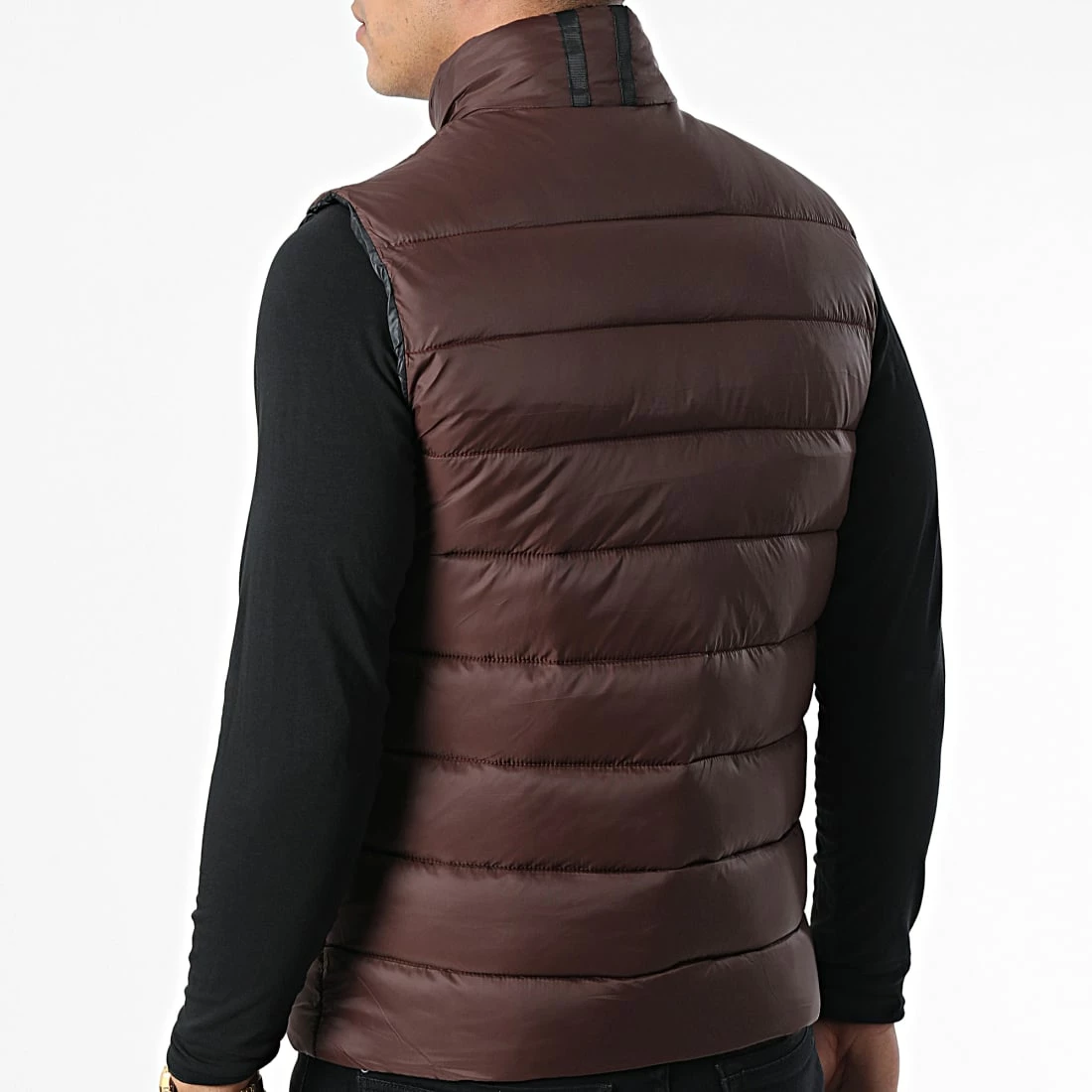 Meilleur prix ✨ Doudoune Sans Manches JK22055 Marron de Frilivin 🥰 6 Meilleur prix ✨ Doudoune Sans Manches JK22055 Marron de Frilivin 🥰 – Image 4