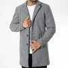 Meilleure vente 🔥 Manteau X16213 Gris Chiné de Frilivin ✨ -Promos Frilivin Magasin frilivin 337513 X16213 GREY 20220926T150533 01