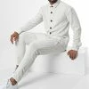 Acheter 👏 Ensemble Chemise Manches Longues Et Pantalon Velours FL042 Blanc de Frilivin 🌟 -Promos Frilivin Magasin frilivin 337517 FL042 WHITE 20220923T154342 01