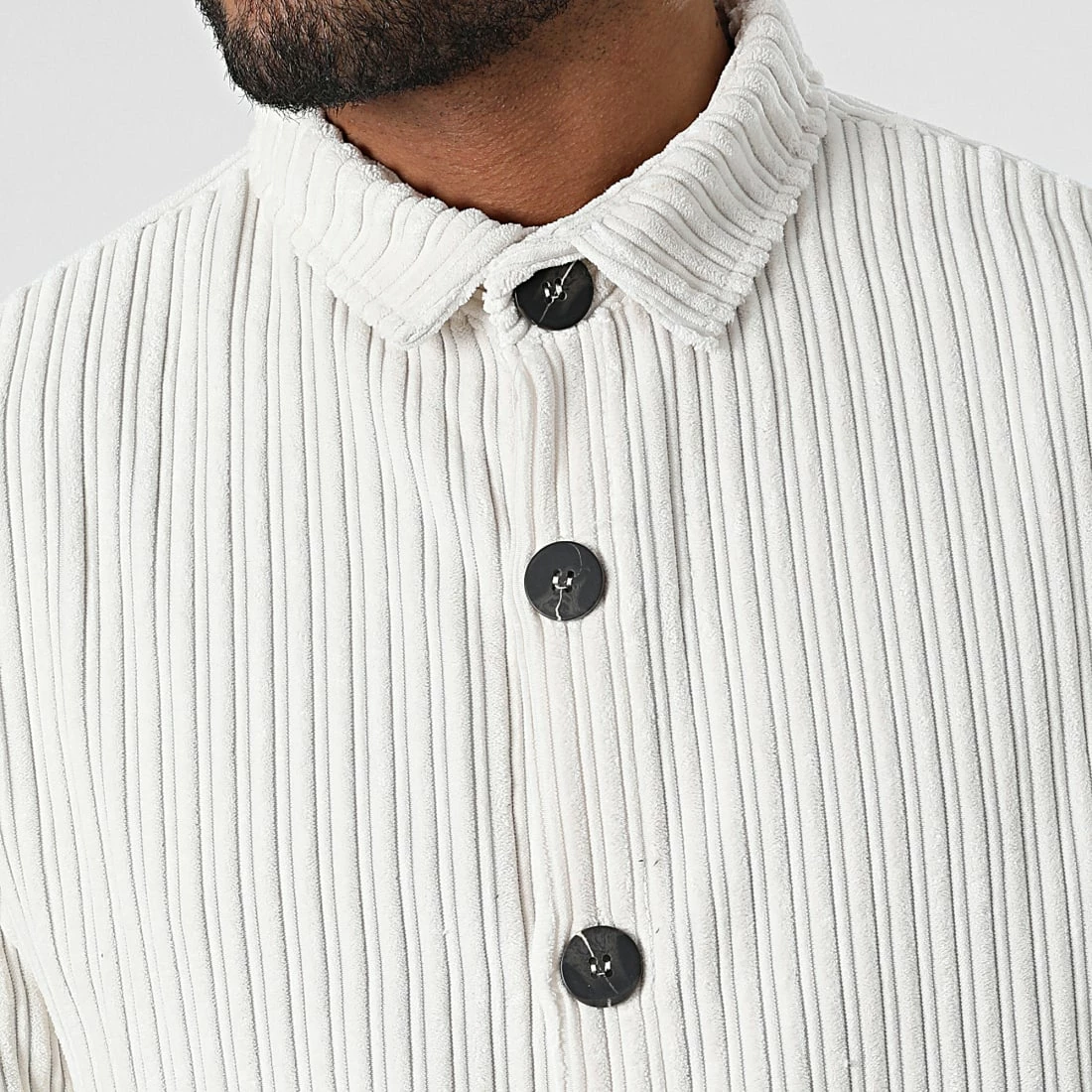 Acheter 👏 Ensemble Chemise Manches Longues Et Pantalon Velours FL042 Blanc de Frilivin 🌟 4 Acheter 👏 Ensemble Chemise Manches Longues Et Pantalon Velours FL042 Blanc de Frilivin 🌟 – Image 2