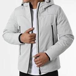 De gros 💯 Veste Zippée Capuche L873 Gris de Frilivin 🛒