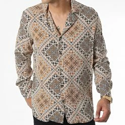 Vente flash 🛒 Chemise Manches Longues X16232 Beige Jaune de Frilivin 😀 8 Vente flash 🛒 Chemise Manches Longues X16232 Beige Jaune de Frilivin 😀 -Promos Frilivin Magasin frilivin 337534 X16232 20220920T154633 03