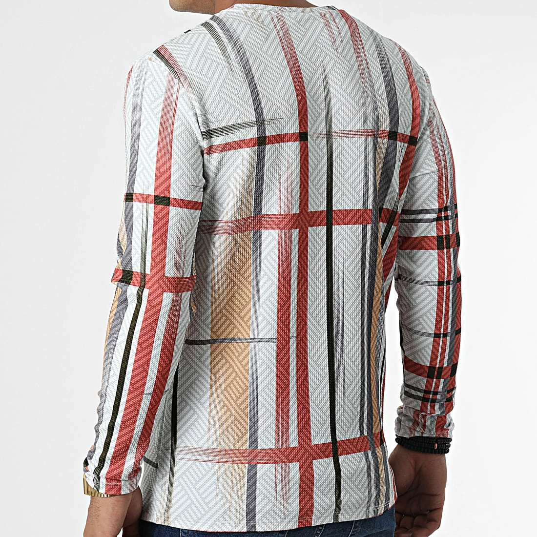 Meilleure vente ✨ Tee 👕 Shirt Manches Longues X16202 Beige de Frilivin 🔔 6 Meilleure vente ✨ Tee 👕 Shirt Manches Longues X16202 Beige de Frilivin 🔔 – Image 4