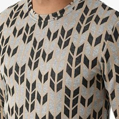 Meilleure affaire 🎉 Tee 👕 Shirt Manches Longues X16208 Marron de Frilivin 😍 -Promos Frilivin Magasin frilivin 337542 X16208 20220920T154526 02