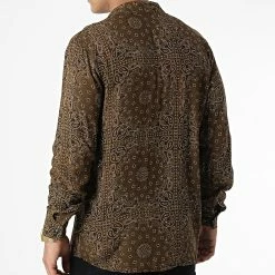 Meilleure affaire 🌟 Chemise Manches Longues X16272 Marron de Frilivin 👏 -Promos Frilivin Magasin frilivin 337545 X16272 MARRON 20220920T154618 04