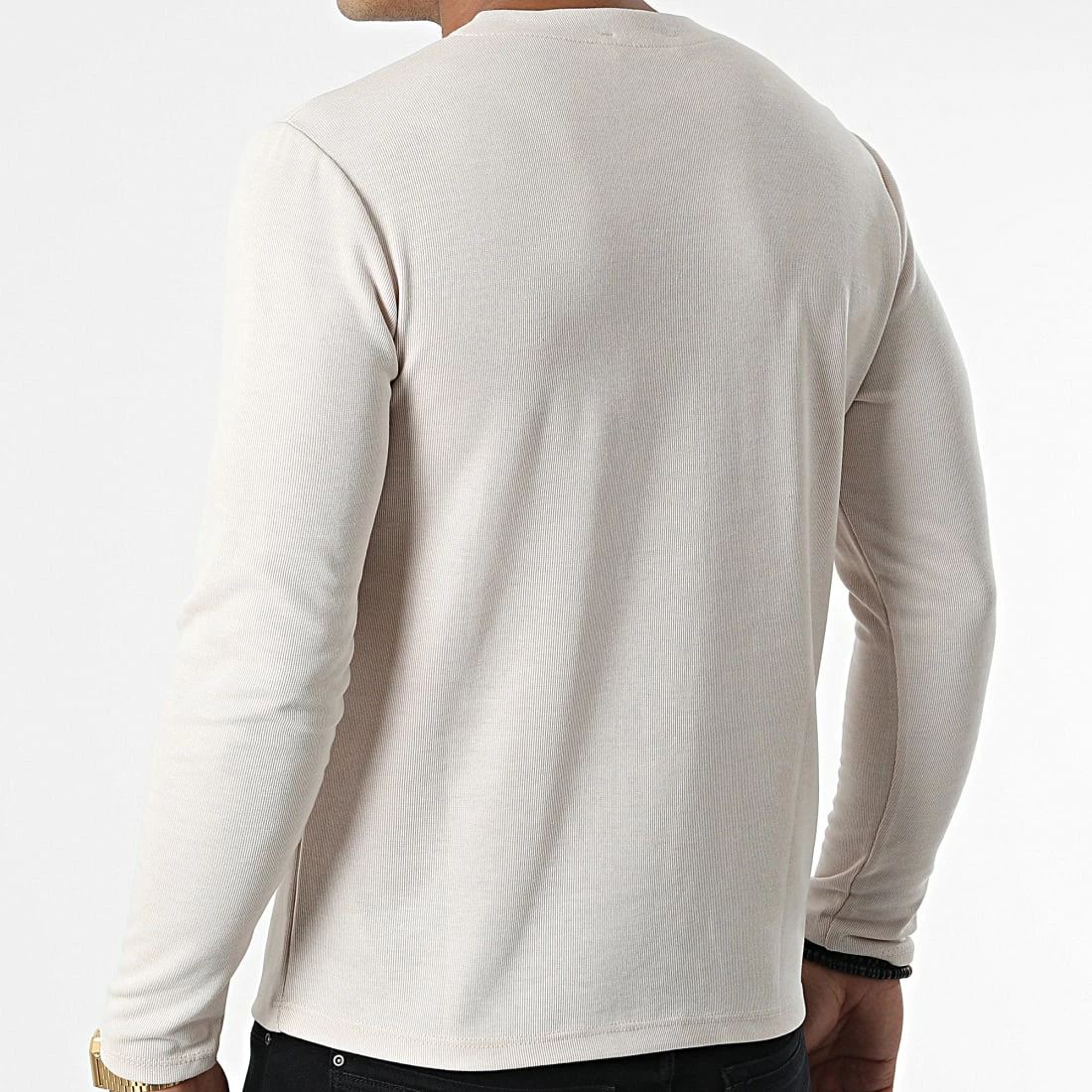 Acheter ✨ Tee 👚 Shirt Manches Longues X16207 Beige de Frilivin 🔔 6 Acheter ✨ Tee 👚 Shirt Manches Longues X16207 Beige de Frilivin 🔔 – Image 4