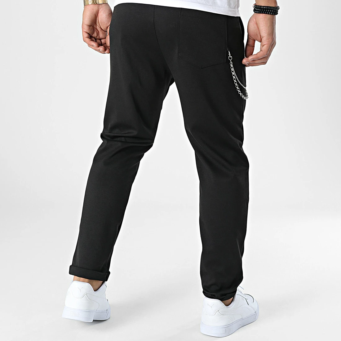 De gros 👍 Pantalon Chino X60080 Noir de Frilivin ✔️ 6 De gros 👍 Pantalon Chino X60080 Noir de Frilivin ✔️ – Image 4