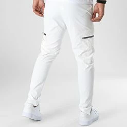 Promo ⌛ Pantalon Cargo X60063 Blanc de Frilivin 🤩 -Promos Frilivin Magasin frilivin 337590 X60063 WHITE 20220922T155433 04