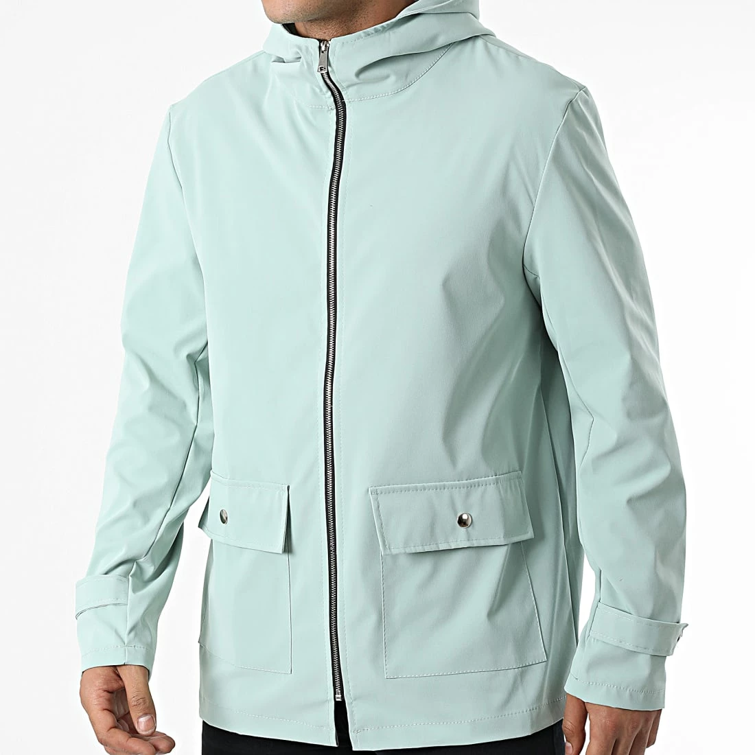 Tout neuf 🎉 Veste Zippée Capuche X16212 Vert Clair de Frilivin 🧨 3 Tout neuf 🎉 Veste Zippée Capuche X16212 Vert Clair de Frilivin 🧨