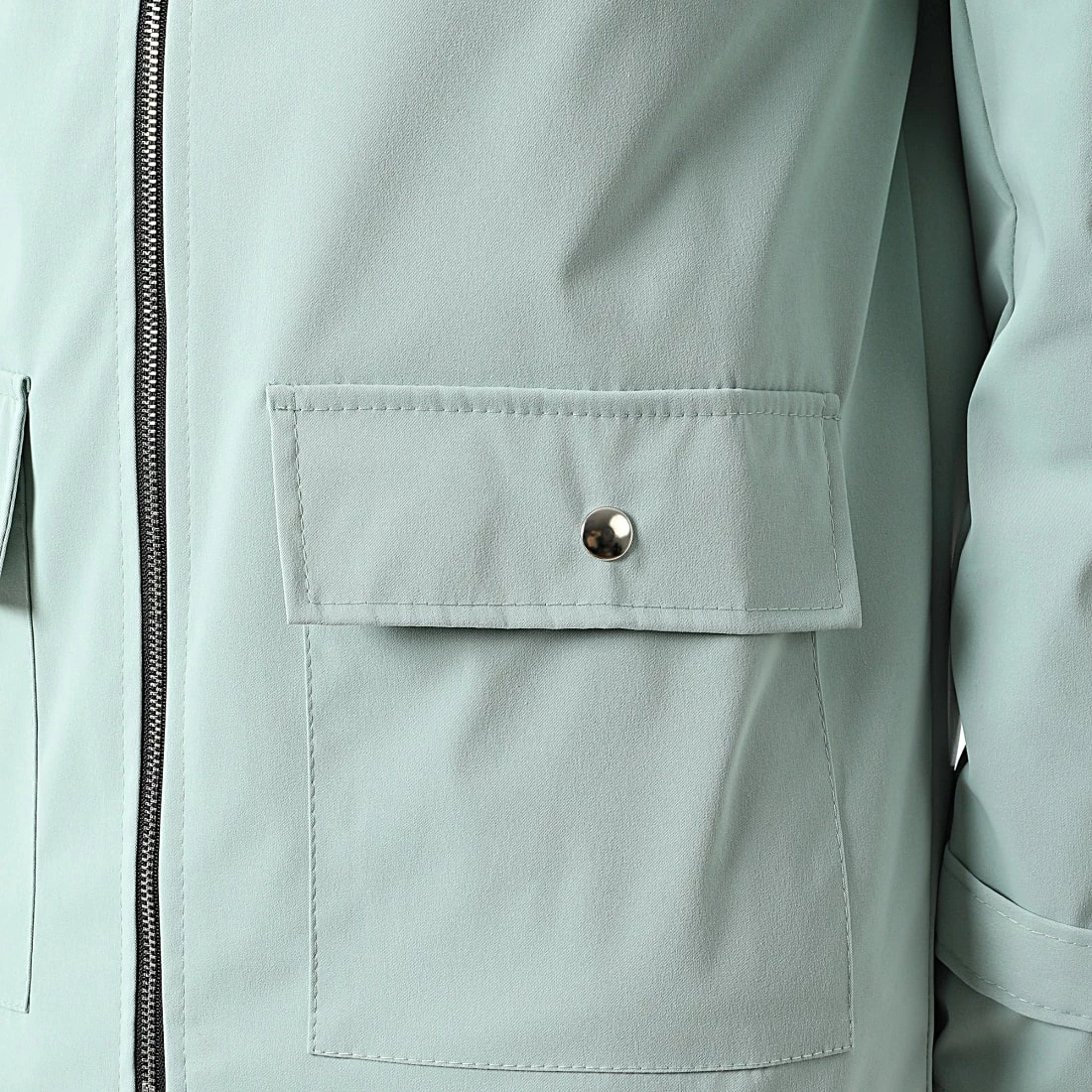 Tout neuf 🎉 Veste Zippée Capuche X16212 Vert Clair de Frilivin 🧨 4 Tout neuf 🎉 Veste Zippée Capuche X16212 Vert Clair de Frilivin 🧨 – Image 2