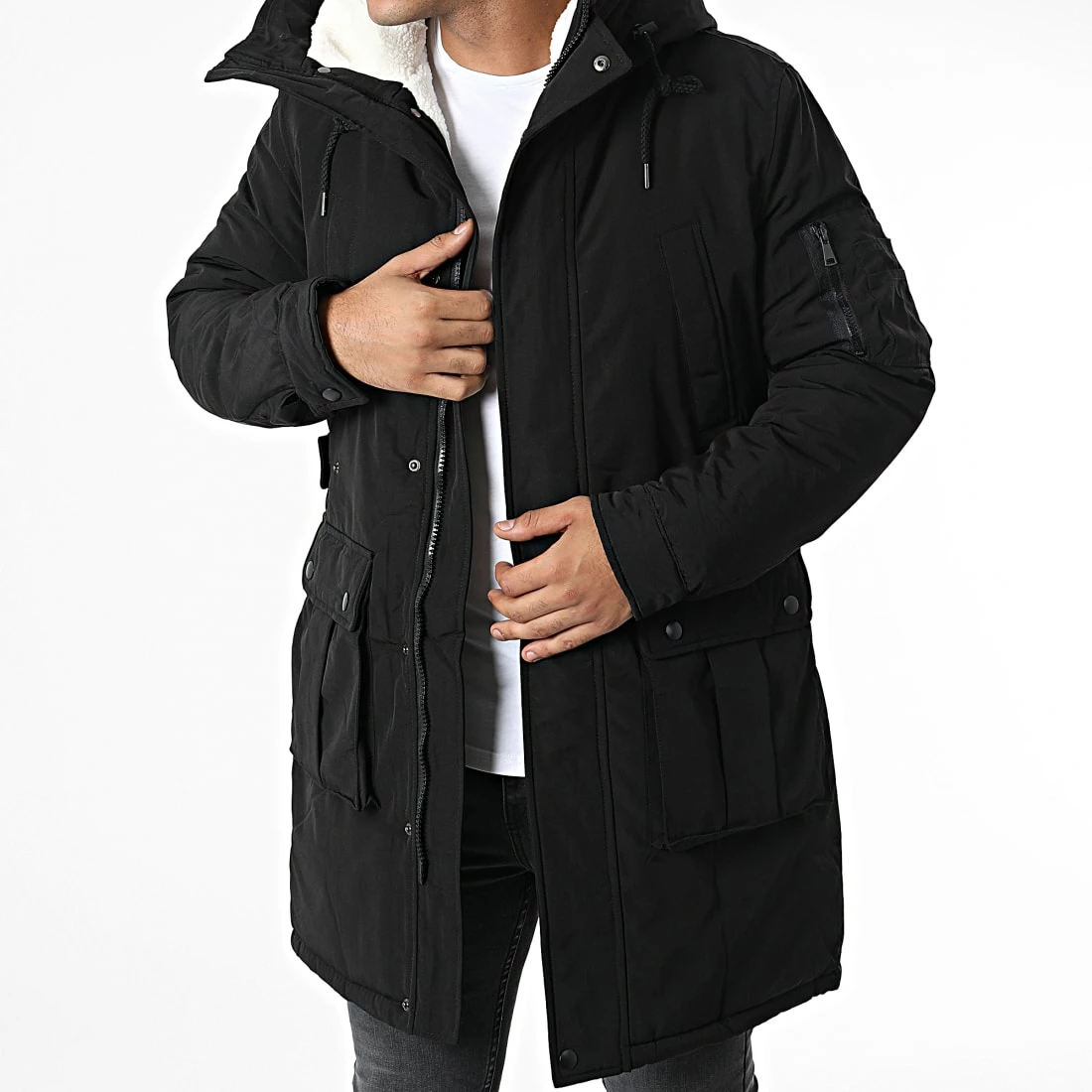 Meilleure vente 👏 Parka AB6710 Noir de Frilivin 🔥 3 Meilleure vente 👏 Parka AB6710 Noir de Frilivin 🔥