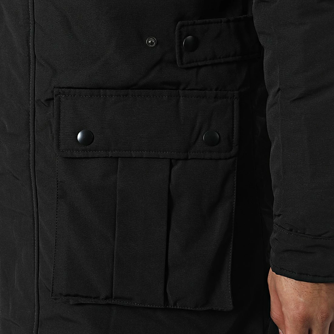 Meilleure vente 👏 Parka AB6710 Noir de Frilivin 🔥 4 Meilleure vente 👏 Parka AB6710 Noir de Frilivin 🔥 – Image 2