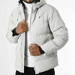 Meilleure vente 👍 Doudoune Capuche FD8163 Gris de Frilivin ❤️