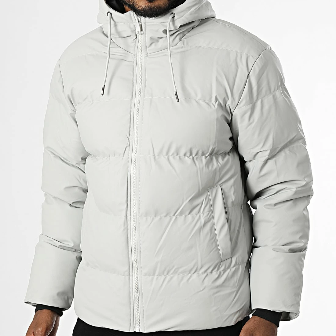 Meilleure vente 👍 Doudoune Capuche FD8163 Gris de Frilivin ❤️ 5 Meilleure vente 👍 Doudoune Capuche FD8163 Gris de Frilivin ❤️ – Image 3