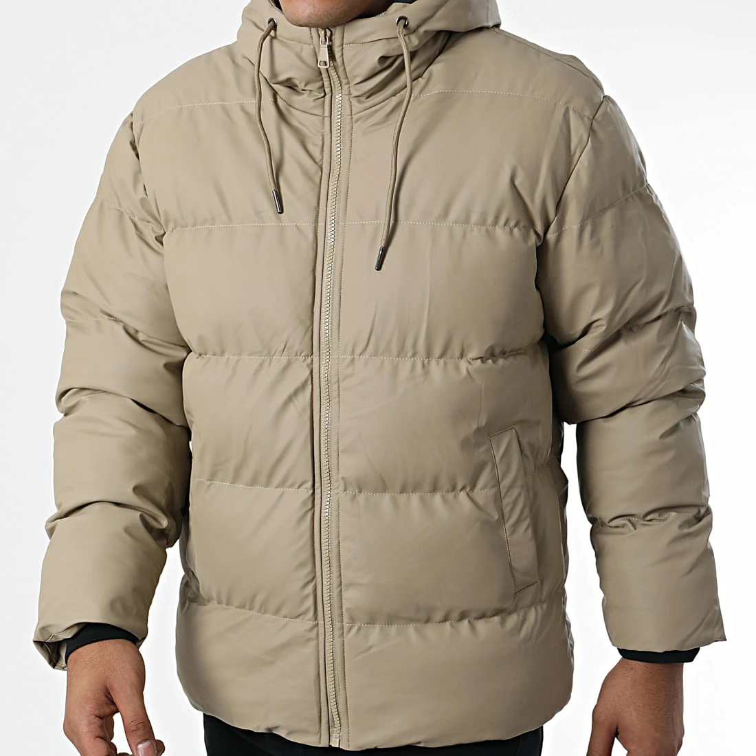 Acheter 🎁 Doudoune Capuche FD8163 Beige de Frilivin 😉 5 Acheter 🎁 Doudoune Capuche FD8163 Beige de Frilivin 😉 – Image 3