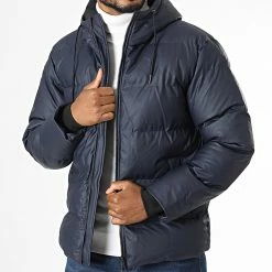 Top 10 👏 Doudoune Capuche FD8163 Bleu Marine de Frilivin 👍