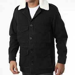 Sortie 🌟 Veste Jean Camouflage Col Mouton XH-8887 Noir de Frilivin 🤩 8 Sortie 🌟 Veste Jean Camouflage Col Mouton XH-8887 Noir de Frilivin 🤩 -Promos Frilivin Magasin frilivin 337671 XH 8887 BLACK 20220920T151219 03